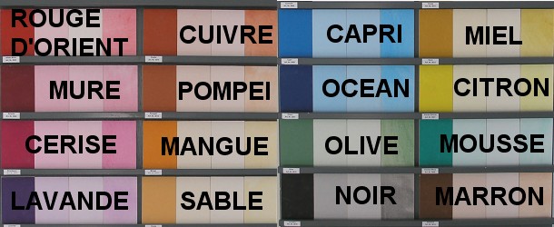 Biofa nuancier des pâtes colorantes pour peintures murales naturelles Biofa nuancier des pâtes colorantes pour peintures murales naturelles